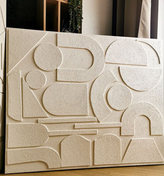 Ivory Rhythm 3D Wall Sculpture