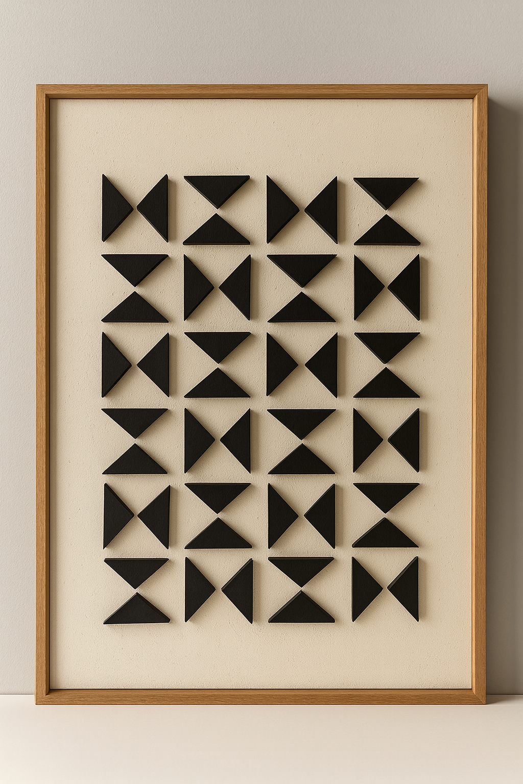 Geo Grid 3D Wall Sculpture
