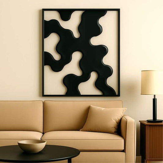 Liquid Form 3D Wall Sculpture