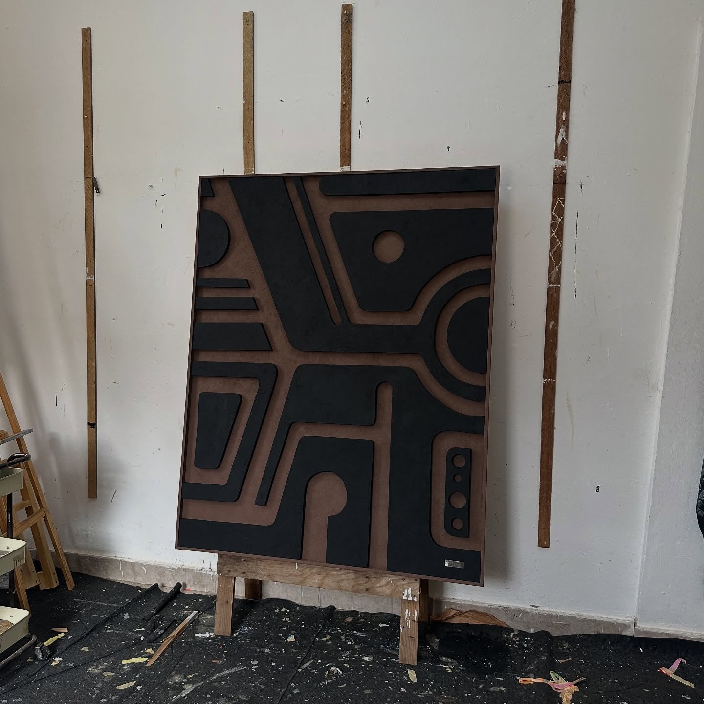 Geo Path 3D Wall Sculpture