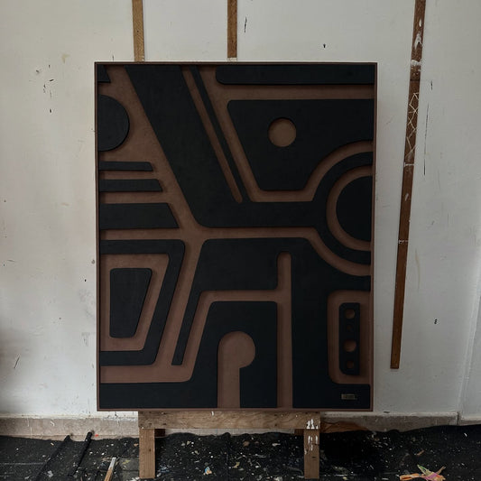 Geo Path 3D Wall Sculpture