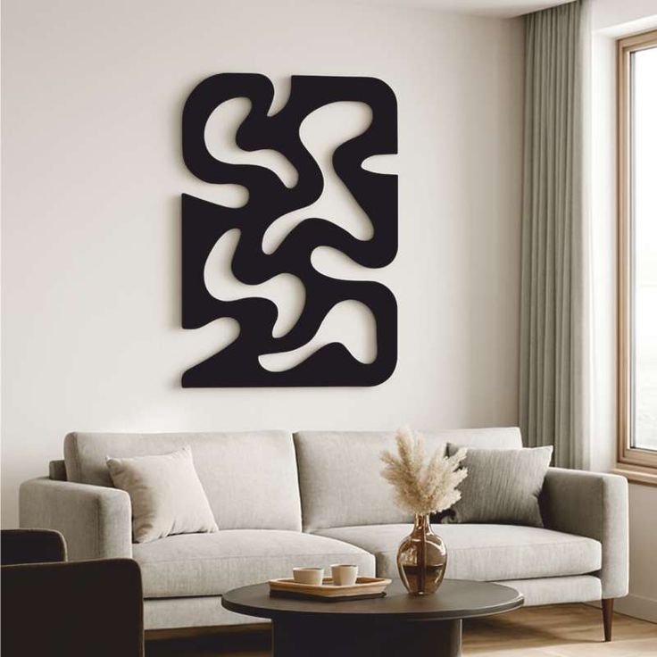 Fluid Maze 3D Wall Sculpture