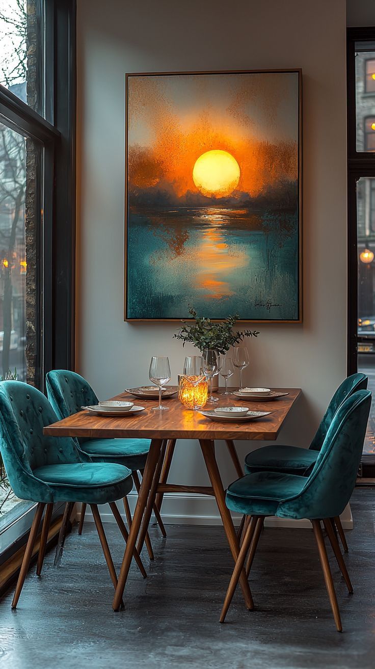 Golden Sunset – Canvas Painting