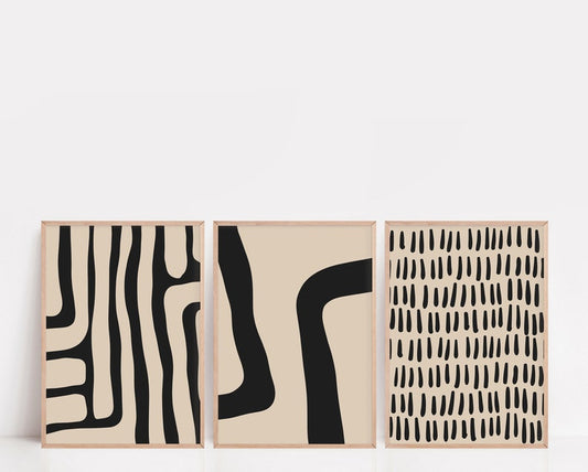 Abstract Rhythm Canvas Set