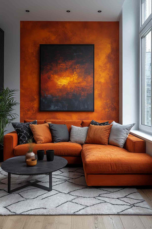 Ember Glow – Canvas Painting