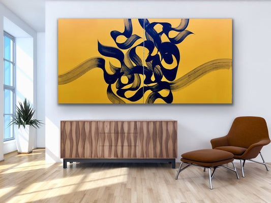 Abstract Islamic Calligraphy Art Set