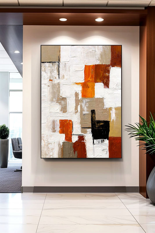 Rust Blocks – Canvas Painting