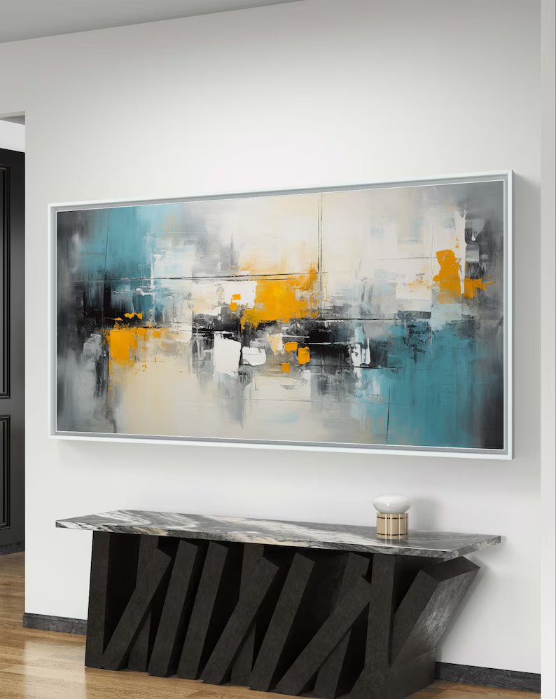 Real Canvas Aurora Canvas Painting – theFanoon