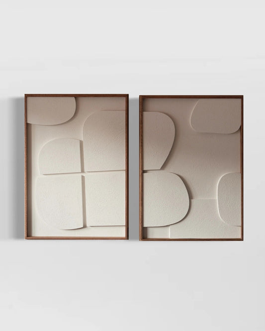 Twosome 3D Wall Sculpture