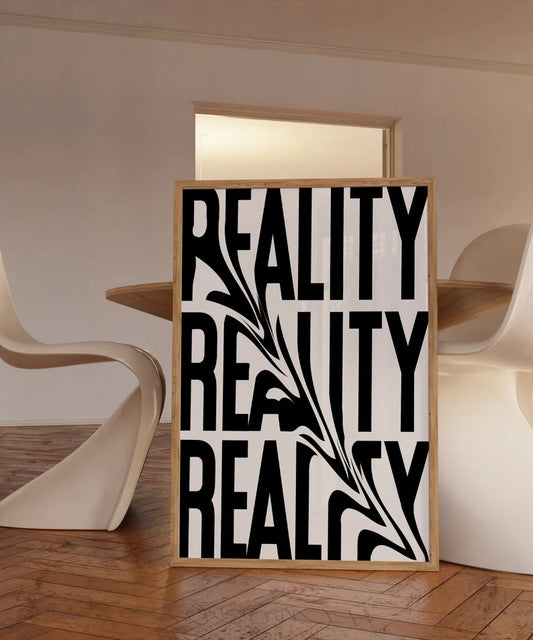 Distorted Reality Canvas Painting